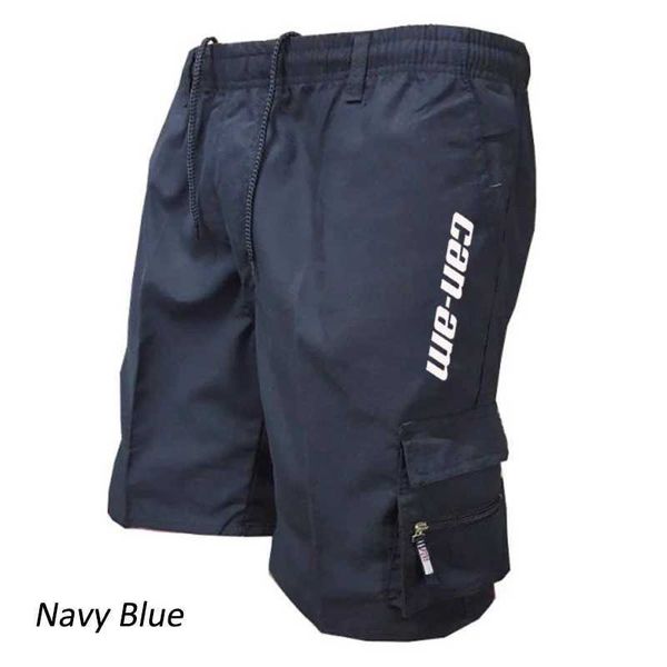 Shorts masculinos de verão lazer lazer praia de bens soltos e caminhadas cobrindo todo o cabo de reboque de baixo para homens Q240427