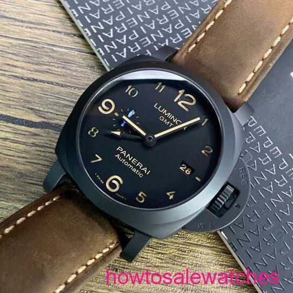 Designer Wrist Watch Panerai Luminor Series Swiss maschile orologio automatico orologio di lusso meccanico sport da duro orologio da uomo grande diametro PAM01441 44 mm di diametro