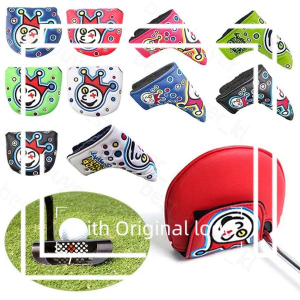 Andere Golfprodukte PU Golf Putter Headcover Sticker Buckle Golf Club Head Covers Langlebige universelle Anti-Kollisions-Druck Sportzubehör 237