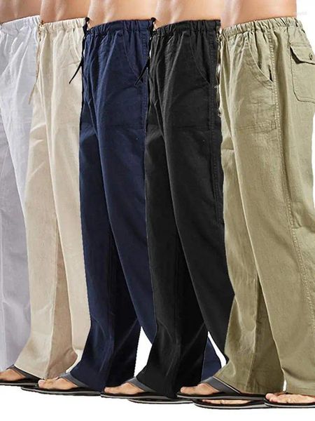 Pantaloni da uomo alla moda tascabile casual e versatile casa