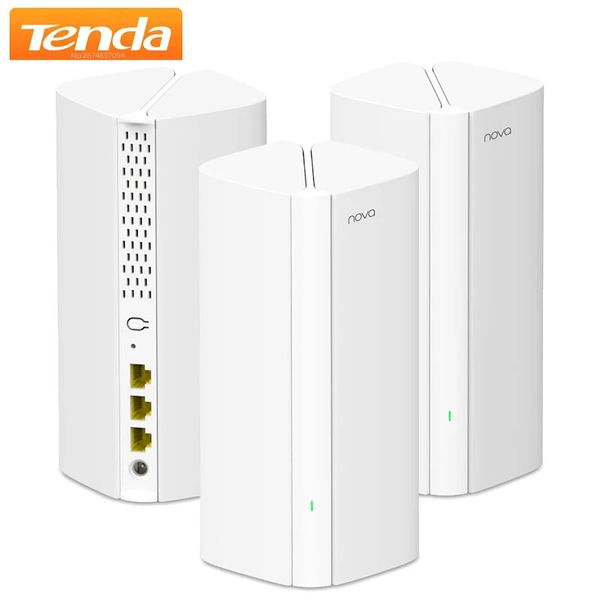 Tenda ax3000 wi -fi6 malha sistema emmx12 wifi sem fio do roteador sem fio até 7000 sqft wi -fi range extensor wifi 6 240424