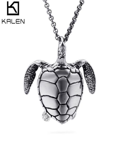 New Casting Edelstahl Baby Schildkröte Anhänger Halskette coole Geschenke für Männer Jungen Baby Schöne Geschenk499624