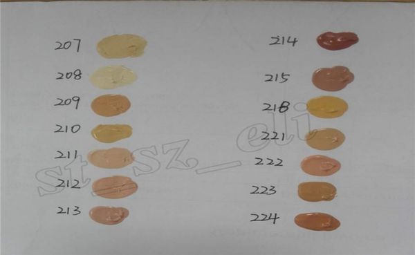 Nuova base per il trucco Copertura estrema copertura basata su liquido Ipoallergenico impermeabile 30 g Concettore a buon mercato 14 Color7580465