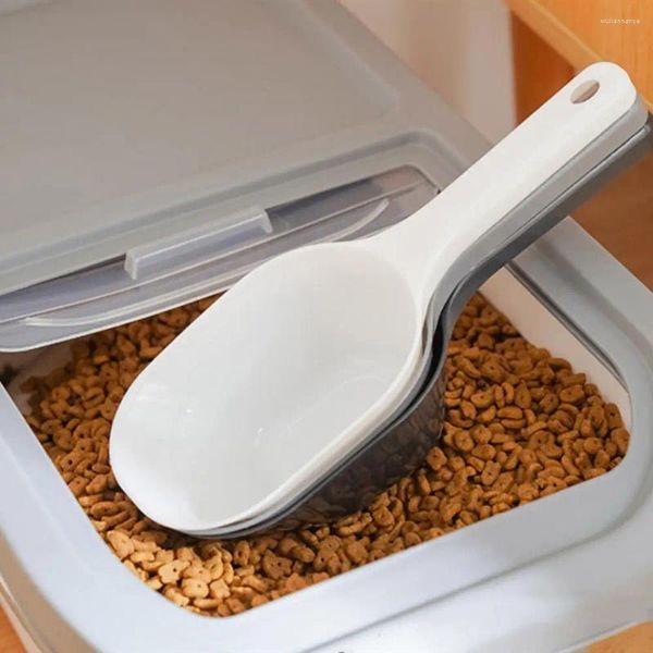 Bottiglie di stoccaggio Contenitore di riso Porta di cibo per alimenti Capacità pieghevole scatola pieghevole con coperchio scorrevole trasparente per cereali