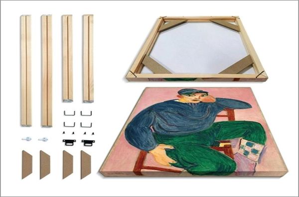 Massivholz Bilderrahmenmalerei Fabrik bietet Wall DIY gerahmt 60x50 50x40 40x30 cm 2112224900090