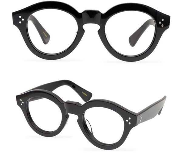 Óculos ópticos de homens quadro de quadros espessos de espetáculos de moda vintage redondo óculos redondos para mulheres a máscara de miopia de miopia Óculos 1044998