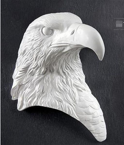 Eagle Creative Mural Wall Wanging Style Name Wall Wall Modern Office Sculpturs Head Head Home Home Decoration187T5771505