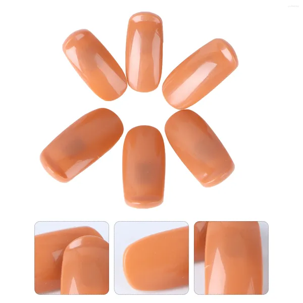 False Nails 200pcs manicure manipulador de unhas de prática treinamento para iniciantes