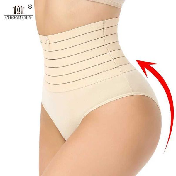 Frauen Shaper High Taille Trainer Kontrollhöhe für Frauen Bauch schlanker sexy Tanga Shaper Miss Moly Nahtloser Hintern Lifter Dessous Unterwäsche Y240429