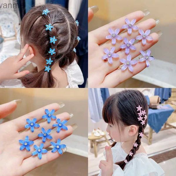 Accessori per capelli Nuova ragazza Cucciole colorato per capelli colorati bel fiore per capelli piccoli capelli per bambini carino clip per capelli cartone animato Accessori per capelli modelli regalo wx