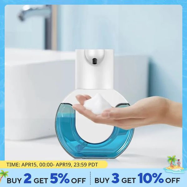 Smart Soap-Spender 420 ml Berührungsloser Bewegungssensor Waschles Handgerät Wandmontierte Flüssigseife Flüssigkeit/Schaum Modell 240419