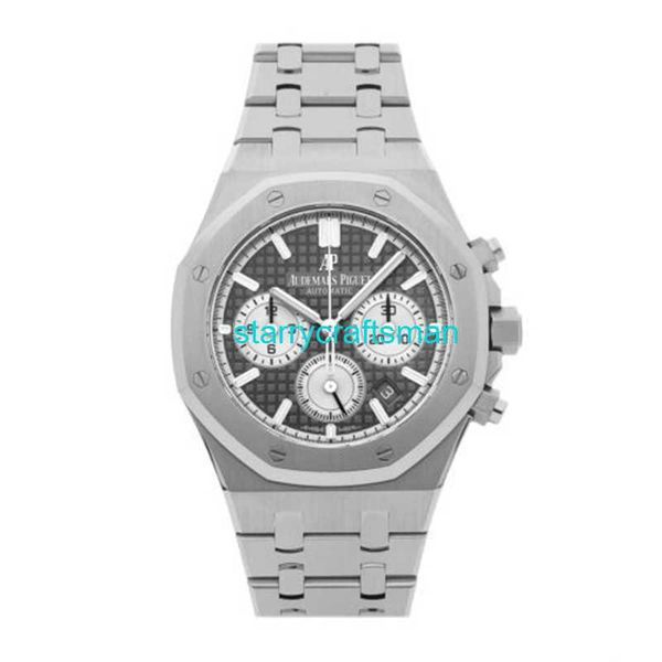 Orologi di lusso APS fabbrica Audemar Pigue Royal Oak Time Watch firma da uomo in acciaio da 38 mm 26315st.oo.1256st.02 STBX