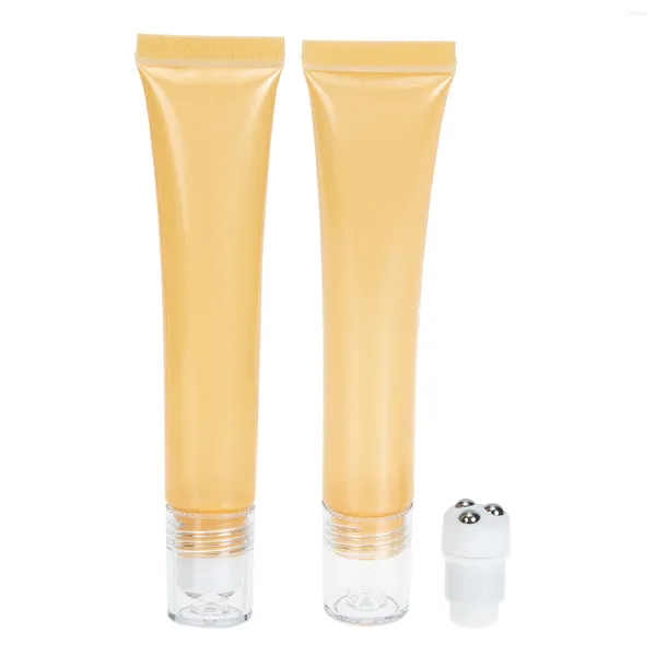 Garrafas de armazenamento 2 PCs Travel Shampoo Recipientes Distribuidor de Creme de Bamas de Tubo Cosméticos Cosméticos Óleos de Rolo de Óleos Essenciais