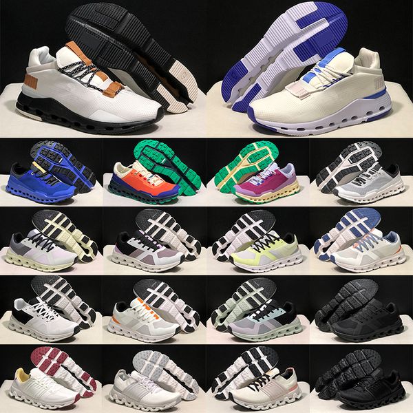 Designer Cloud Running Scarpe da uomo da donna Clouds Nova 5 Cloudnova Form Flux Cloudrunner Cloudflyer 4 Black White Blue Pink Tachiners rosa maschile Sneaker sportivi per esterni