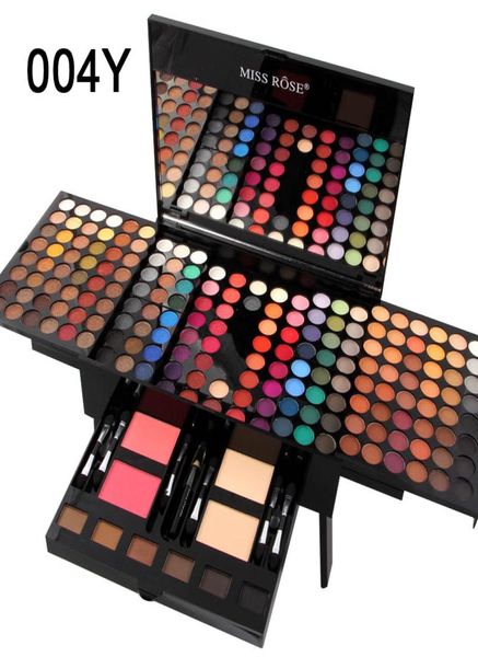 New Miss Rose Professional Make -up 180 Farben Matte Shimmer Palette Pulver Blush Eyebrow Contouring Beauty Kit Box WSH991074287