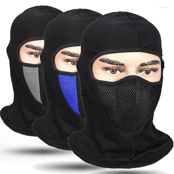 Beretti Berrette feribili maschera full cranio per esterni berretti da uomo da donna cappello da cappello da ciclismo maschere da berretto cappelli da copricapo cofano leggero