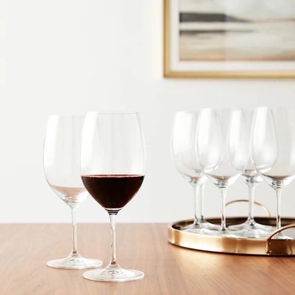 Glasbecher Set Riedel Vinum Bordeauxmerlotcabernet Weingläser Bezahlung für 6 Get 8 Luxuskristall 2152 Unze Teetasse 240429