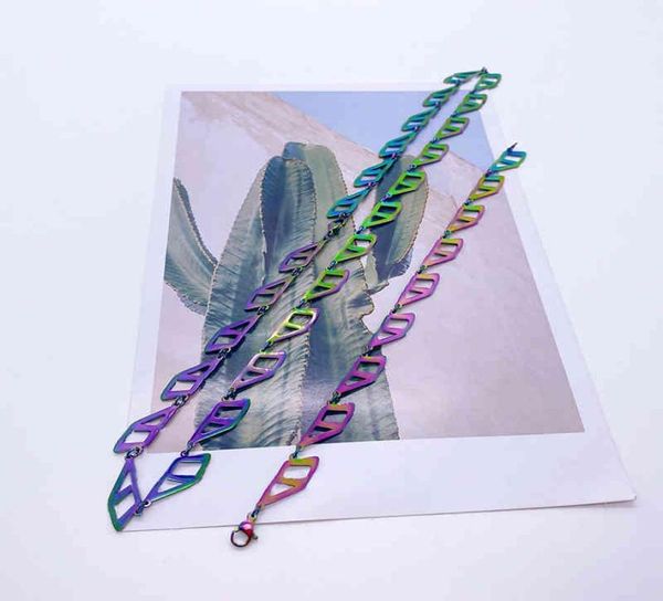 Hochwertige farbenfrohe Halskette Strings Strings Frauen Einfache Atmosphäre Mode Persönlichkeit Wild Halsketten Hochzeit Engagement Jewel2791058