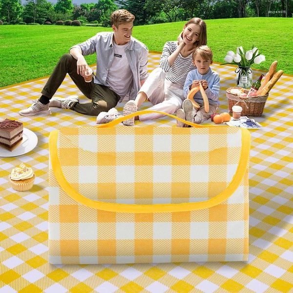 Kissen wasserdichte Picknickmatte Oxford Stoff Strand tragbare feuchtigkeitsdichte, verdickte leichte Camp-Outdoor-Reise