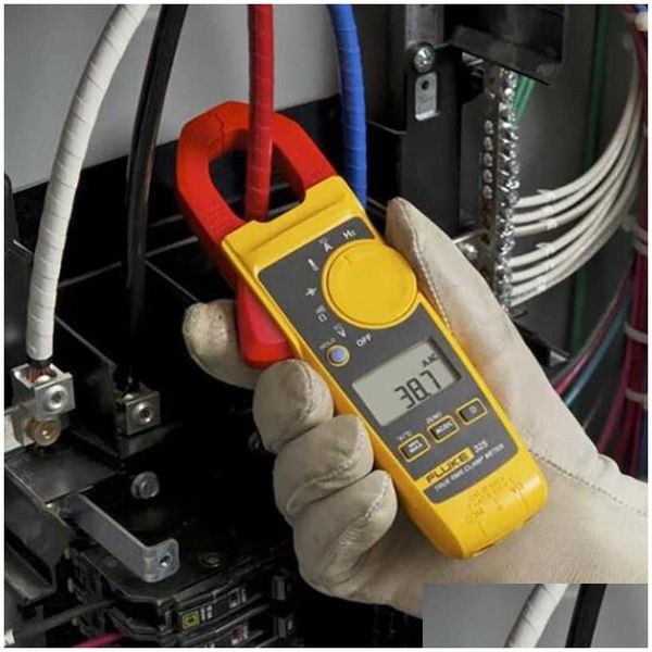 Kelepçeler Toptan Fluke 325 True RMS Metre AC DC Amperimetrik Profesyonel Voltmetre Dijital Ammetre Pense Elektrikçi Akım DH9KO