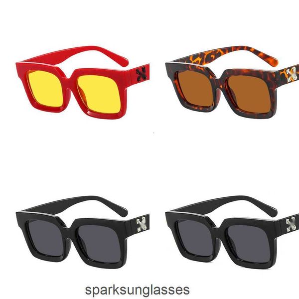 Off W Fashion Frames Offs W Sonnenbrille Brand Männer Frauen Brille Arrow x Rahmen Brillen Trend Hip Hop Square Sonnenbrille Offs W Sneaker