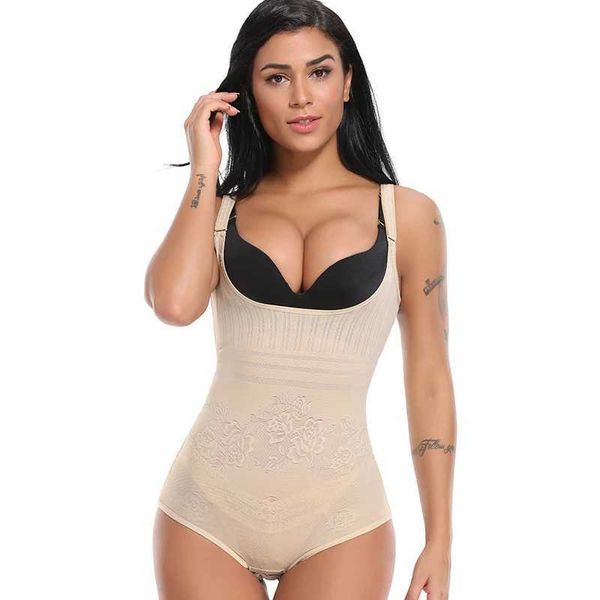 Shapers feminino feminino Shapewear Body Briefer Flim mais fino Foldores de corpo inteiro Treinador da cintura Post natal pós -parto Corset Y240429