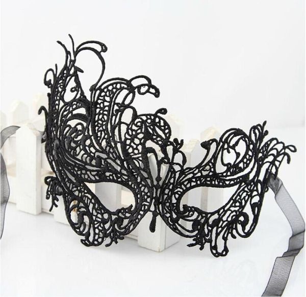 Mulheres sexy góticas góticas pretas stromestone flor renda máscara máscara de máscara de dança de olho preto sexy jia1779086524