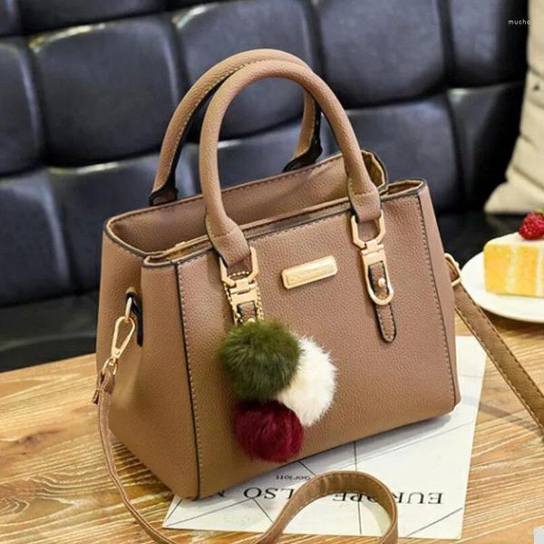 Umhängetaschen Dixi Damen Hair Ball Bag 2024 Fashion Casual Elegant Brand Tragbarer Messenger