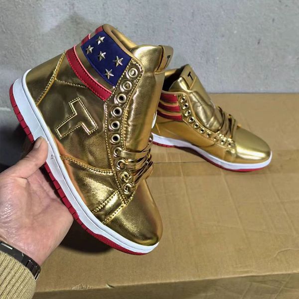 T Trump Sneakers Mens Basketball Casual Shoes The Never Render High Tops Designer 1 TS Row Gold Silver Men Men Men Outs Outdoor Sports Trendy Tennis C1