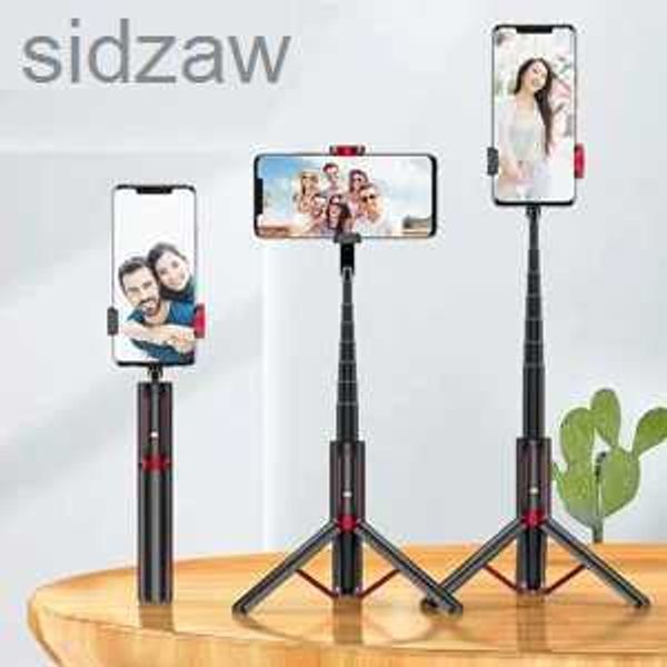 Selfie Monopods Self -Portrait -Stick Stativ -Telefonhalter mit drahtloser Bluetooth -Controller Stativ erweiterbar Monopod für iPhone 11 x Wx geeignet