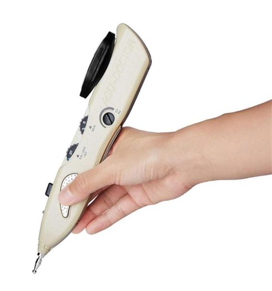 Diagnóstico inteligente de acupupo detector de ponto de massagem Pen de acupuntura elétrica Ponto de terapia Meridian Energy Pen automática Meridia8096429