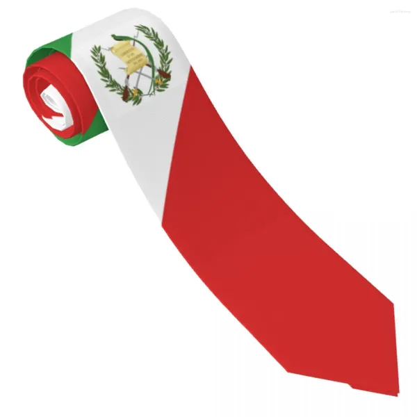 Papi papite emblema della bandiera del Messico cravatta alla moda cucciolo vintage cool cool per adulti accessori cravatta per adulti