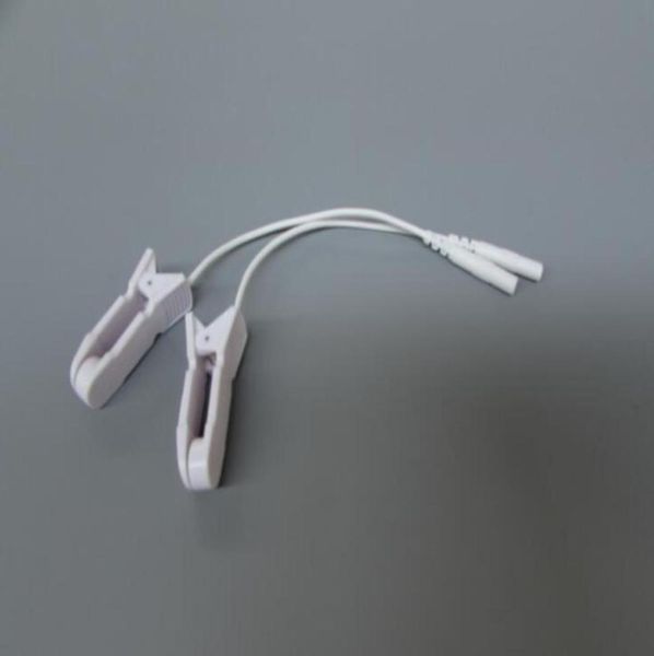 10pcs da 20 mm per capezzolo per capezzolo per capezzolo clip di rilievo cavo di collegamento del cavo di collegamento dell'elettrodo per decine 300 Massagers Earclips2429938