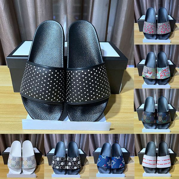 2024 Summer Fashion Top Caffice Designer Slides Sandals Women Man Slippers Luxury Brand Настоящая кожаная шлепанца квартиры повседневная обувь оптом