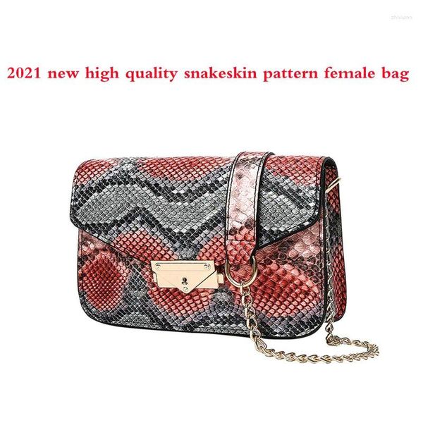 Umhängetaschen Frauenbag 2024Crossbody Bucket Designer Handtasche Leder Marke Original Schlangenhautmuster Mädchen Mode kleine Tasche