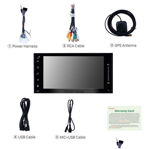 Auto dvd dvd player auto Android 10.0 4 Aggiungi 64 g dsp ips radio stereo gps navigatie per avanza 2003-2010 unità speler da 7 pollici 4g drop deliiv dhzqg