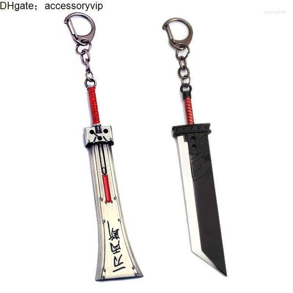 Цепочки модные игры аниме фильмы Metal Metal Sword Chaveiro Keyrings автомобиль цепочка