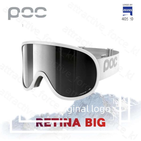 Brand POC originale Sutro Retina Goggles Double strati Antifog Big Ski Mask Glasshi Skiing Men Donne Snow Snowboard Clarity 551