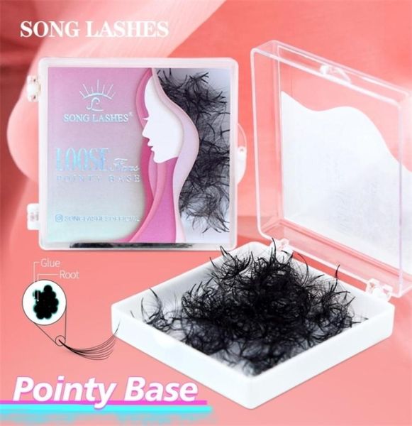 Song Lashes Sivri Base Premade Fanlar Gevşek Orta Kök Keskin İnce Promade Hacim Hacmi Uzantıları 2206017205433