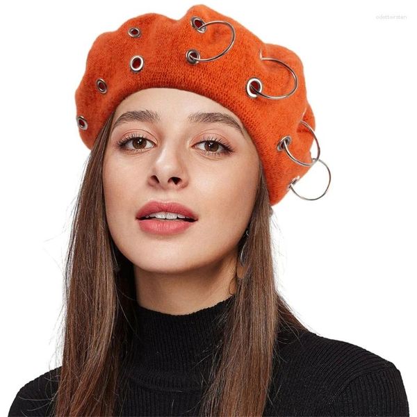 Berets Girls mit Grommet Punk Maler Hut Geschenk für Halloween Windproof Street Spaziergang