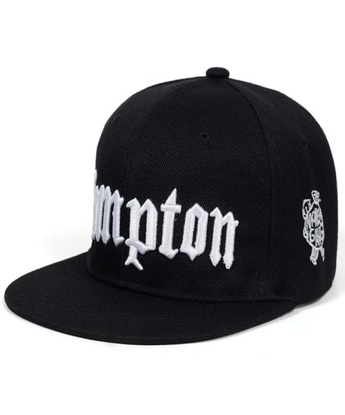 Yeni Compton Nakış Beyzbol Kapağı Ayarlanabilir Snapbacks Hip Hop Düz Şapka Spor Snapback Caps Unisex Baba Şapkaları ACC4133857