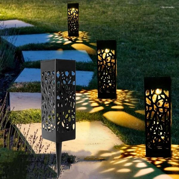 1/2/4pcs Solar Lawn Light Outdoor Led Lamp Lâmpada Powered Garden Lights impermeabilizada para o Courtyard Park Pathway