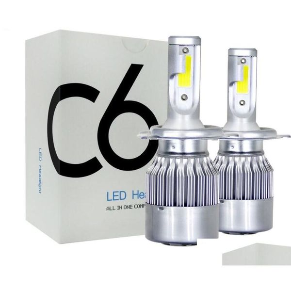 FIELI AUTORI 1 PREZZO PREZZO COB C6 REALE 7600LM 120W FIEDILI LED H1 H3 H4 H7 9003 9004 9005 9006 KIT HI/LO LIGHT BBS 6000K DROP DRIVE OTPRC