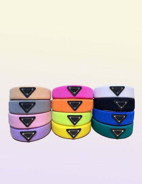 Designer -Schwamm Stirnband für Frauen Mädchen Elastic Letter Sport Fitnesspaket96350424732999