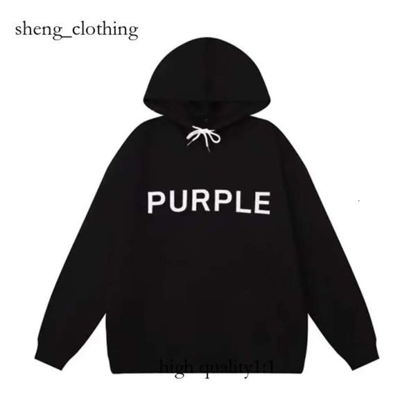 Purple Winter New Designer Hoodie Sweater Men Fashion High Street Style Capuz casual Letter Classic Winter Warm e confortável capuz 925