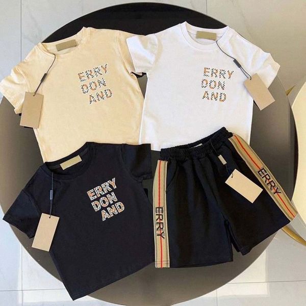 Designer Brand Kids T-Shirts Shorts Shorts Set abbigliamento per bambini Shorts White Black Boys Girls Abbigliamento estate Abbigliamento Gioventù 95W3#