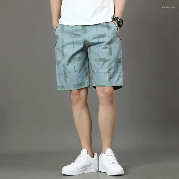 Shorts Shorts Summer Cargo Buttons sciolti casual multi tasca streetwear hip hop militare tattico