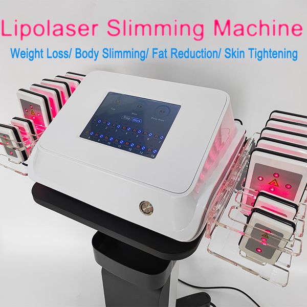 Липолазерная машина жир уменьшает снижение целлюлита Новое похудение диодное лазерное похудение.