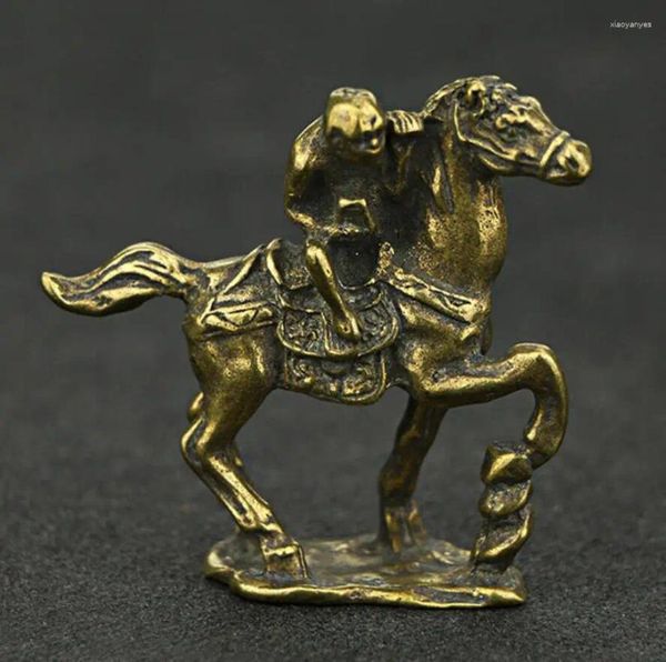 Figurine decorative Gli ornamenti del cavallo in rame saranno immediatamente sigillati per i regali di decorazione dell'ufficio