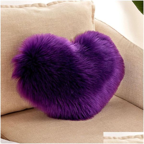 Cuscino/cuscino decorativo cuscinetto a forma di cuore rosa a forma di divano sedile cuscino imbottito bambola per bambole decorazione per casa cuscini amante dh78n